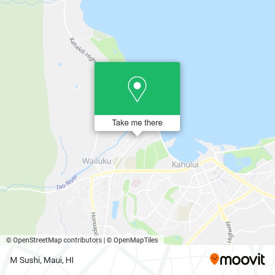 M Sushi map