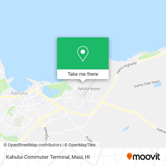 Kahului-Commuter Terminal map
