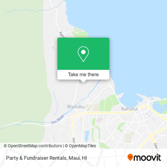 Party & Fundraiser Rentals map