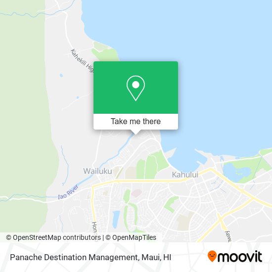 Panache Destination Management map