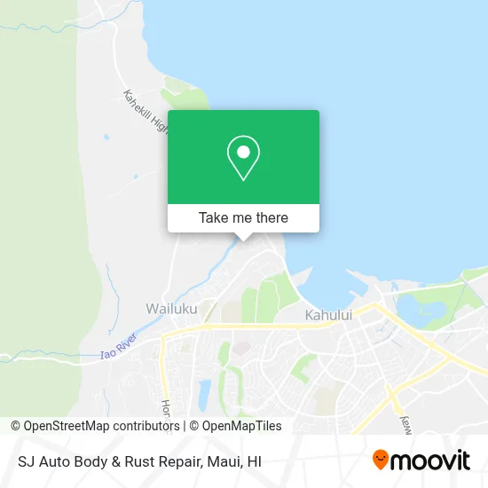 SJ Auto Body & Rust Repair map