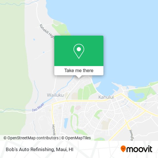 Bob's Auto Refinishing map