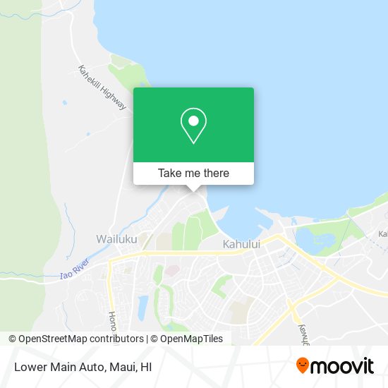Mapa de Lower Main Auto