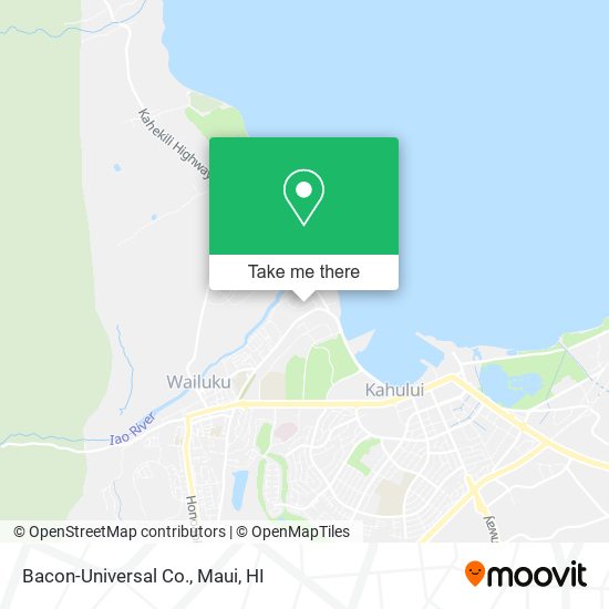 Mapa de Bacon-Universal Co.