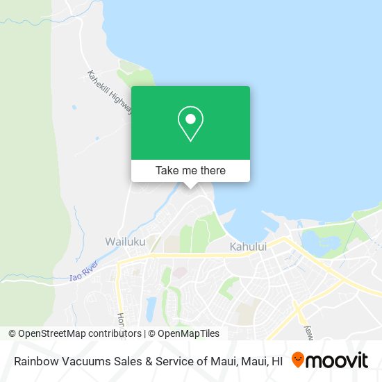 Mapa de Rainbow Vacuums Sales & Service of Maui
