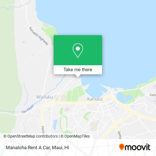 Mapa de Manaloha Rent A Car