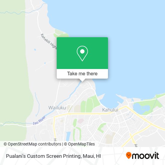 Mapa de Pualani's Custom Screen Printing