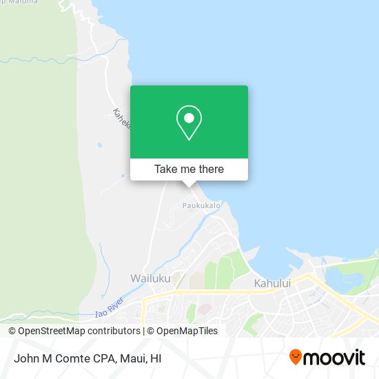 Mapa de John M Comte CPA