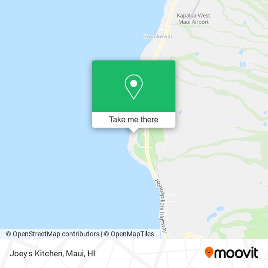 Mapa de Joey's Kitchen