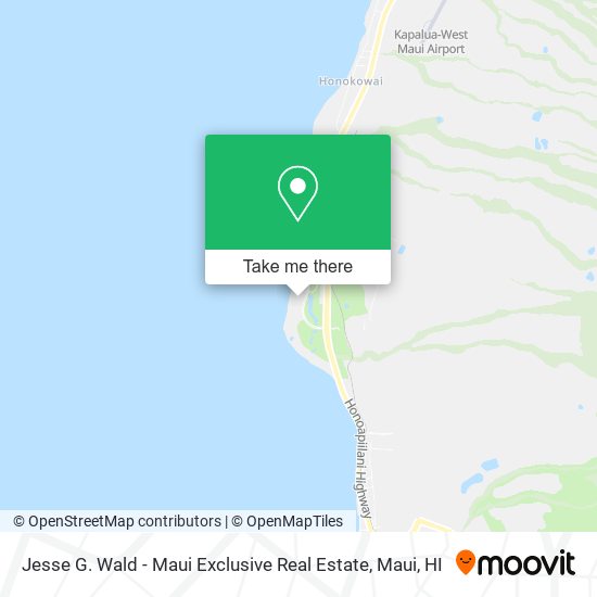 Jesse G. Wald - Maui Exclusive Real Estate map