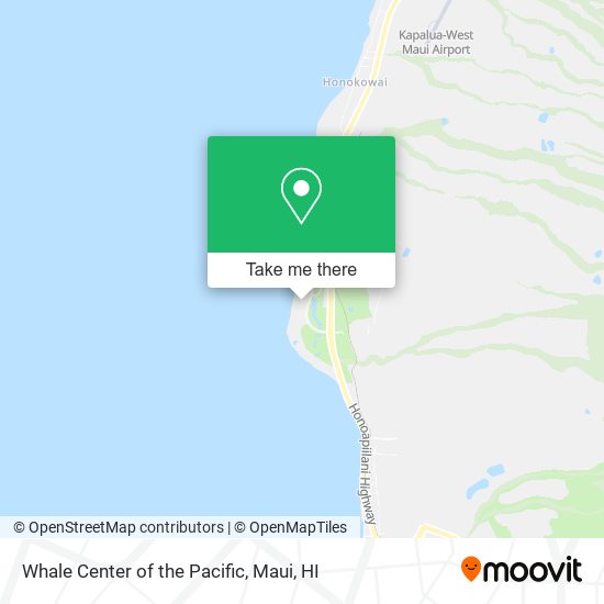 Whale Center of the Pacific map