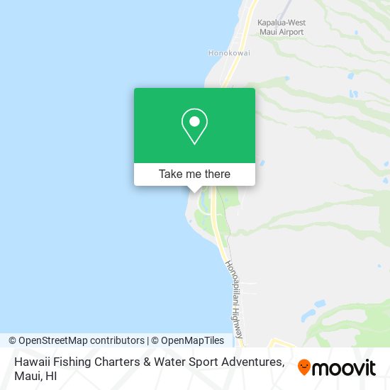 Mapa de Hawaii Fishing Charters & Water Sport Adventures