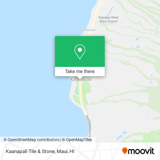 Mapa de Kaanapali Tile & Stone