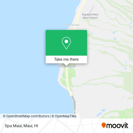 Mapa de Spa Maui