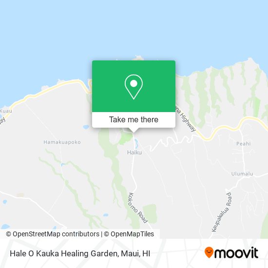 Hale O Kauka Healing Garden map