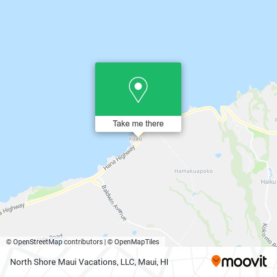 Mapa de North Shore Maui Vacations, LLC