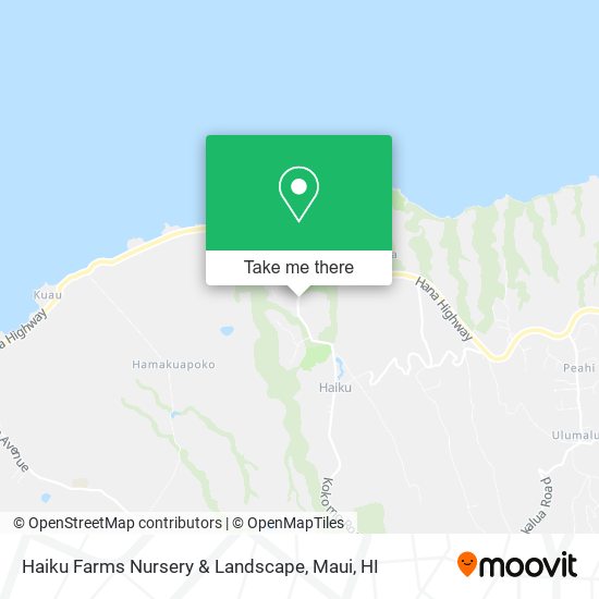 Haiku Farms Nursery & Landscape map