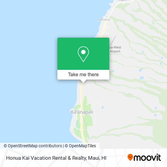 Honua Kai Vacation Rental & Realty map
