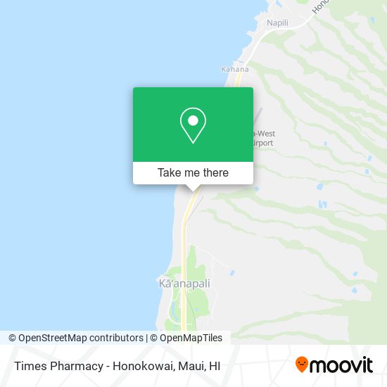Times Pharmacy - Honokowai map