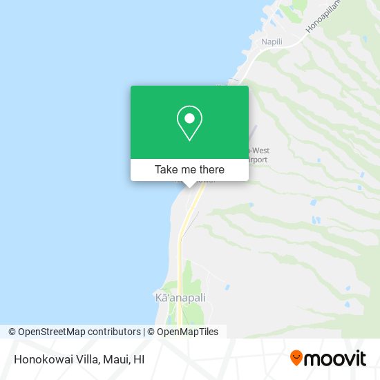Mapa de Honokowai Villa