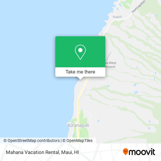 Mahana Vacation Rental map