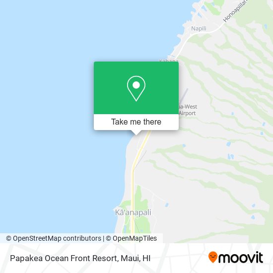 Papakea Ocean Front Resort map