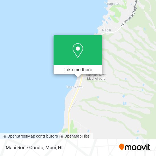 Maui Rose Condo map