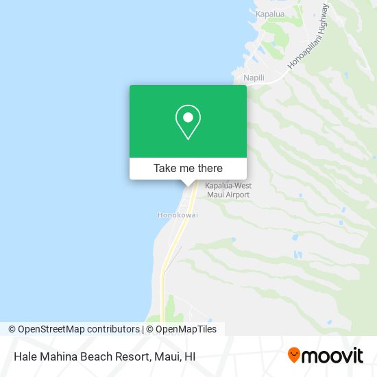 Hale Mahina Beach Resort map