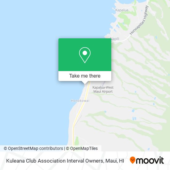 Kuleana Club Association Interval Owners map