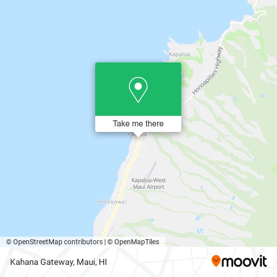 Kahana Gateway map