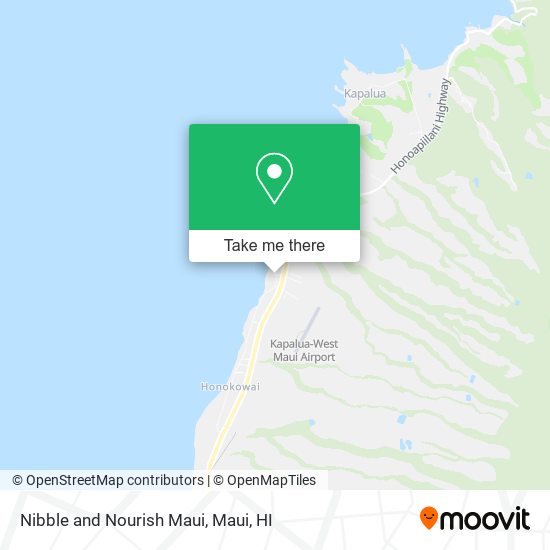 Nibble and Nourish Maui map