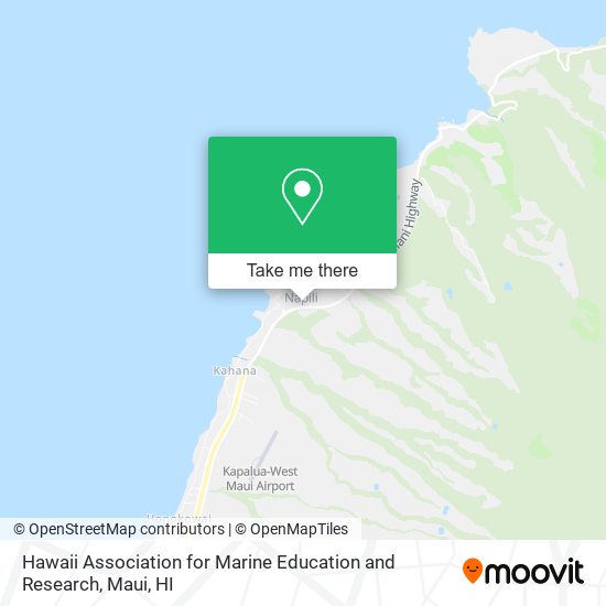 Hawaii Association for Marine Education and Research map