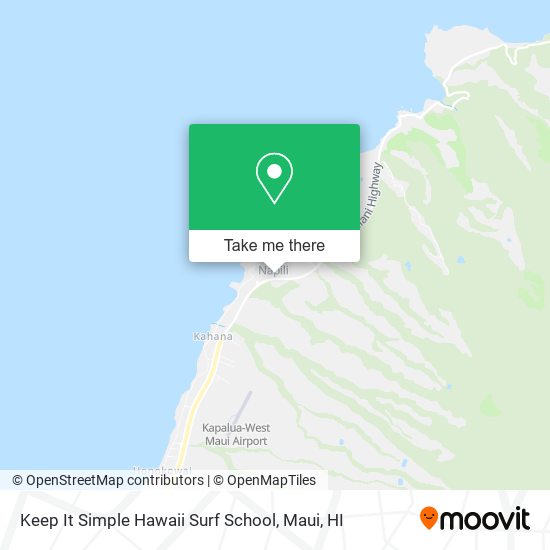 Keep It Simple Hawaii Surf School map