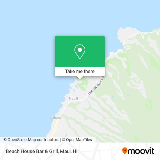 Beach House Bar & Grill map