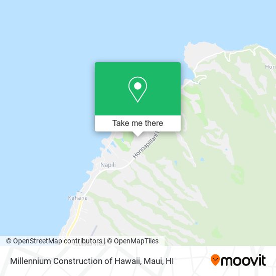 Millennium Construction of Hawaii map