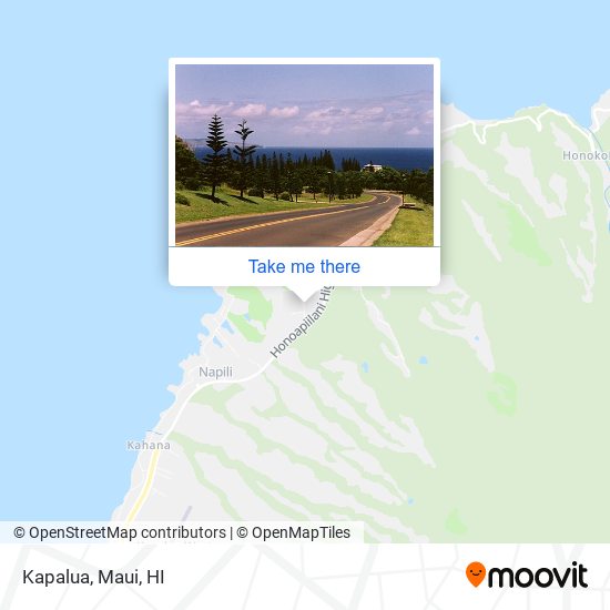 Kapalua map