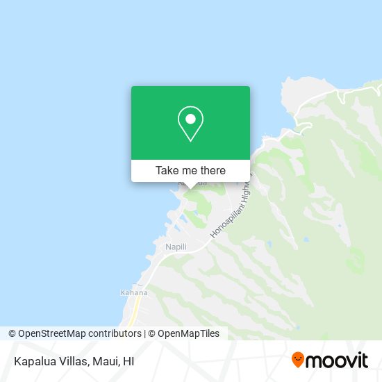 Mapa de Kapalua Villas