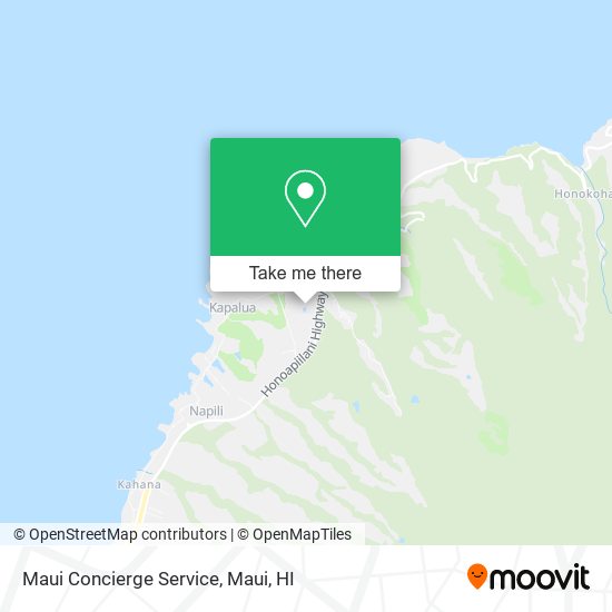 Mapa de Maui Concierge Service
