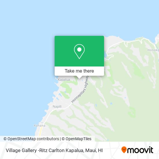 Village Gallery -Ritz Carlton Kapalua map