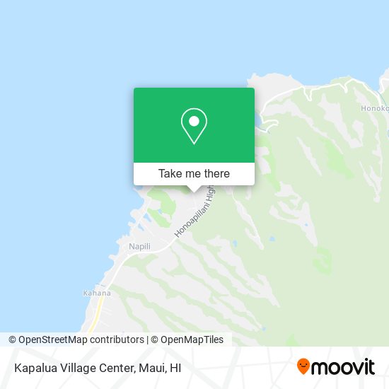 Kapalua Village Center map