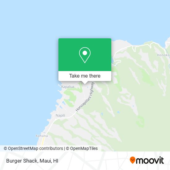 Burger Shack map