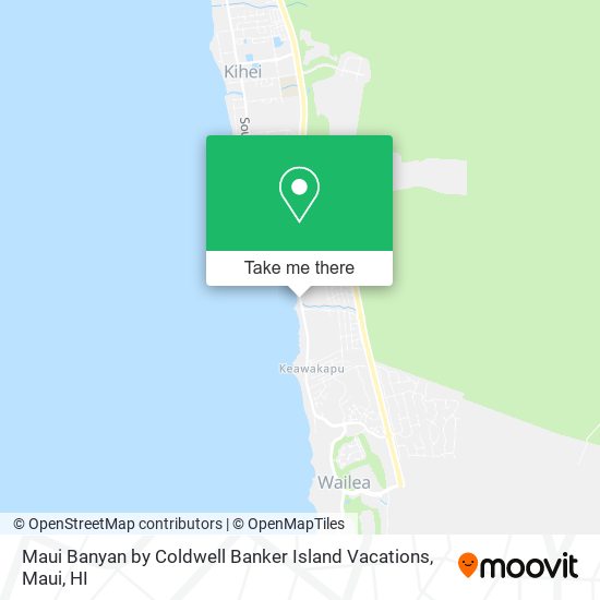 Mapa de Maui Banyan by Coldwell Banker Island Vacations