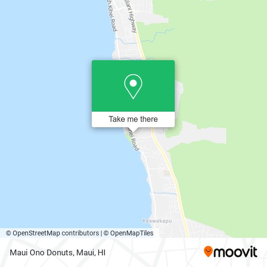 Mapa de Maui Ono Donuts