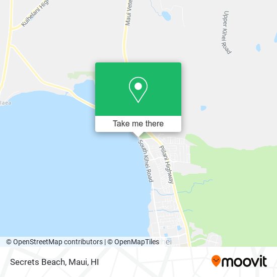 Mapa de Secrets Beach