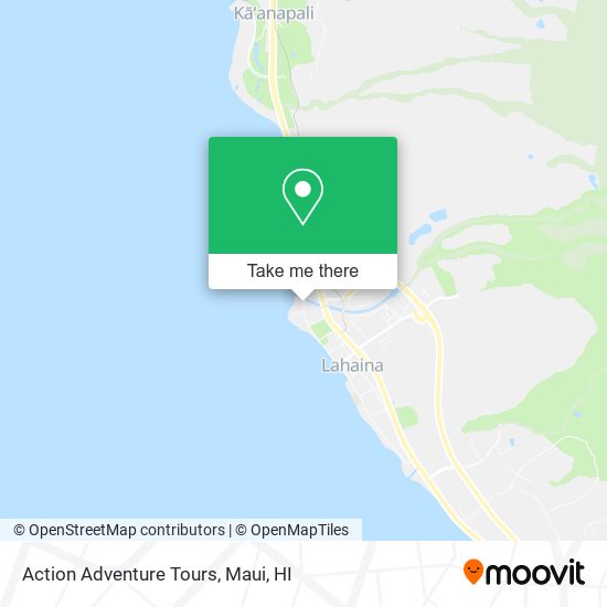Action Adventure Tours map