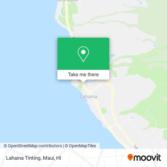 Mapa de Lahaina Tinting