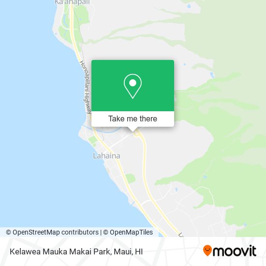 Mapa de Kelawea Mauka Makai Park