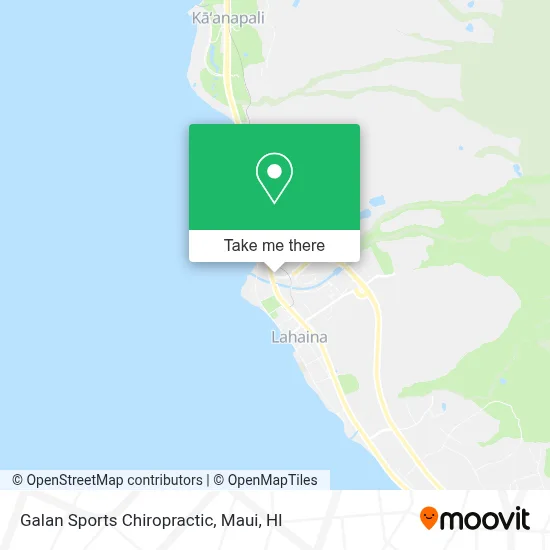 Galan Sports Chiropractic map