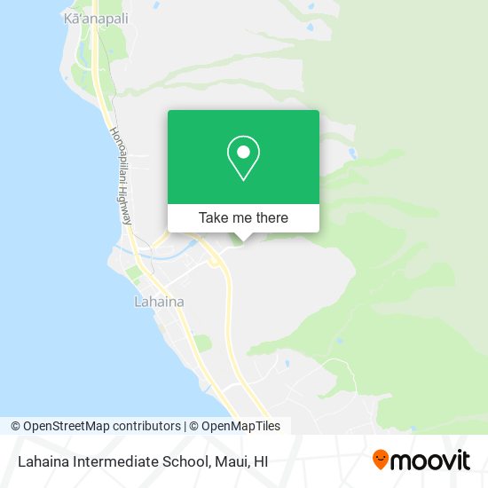 Lahaina Intermediate School map
