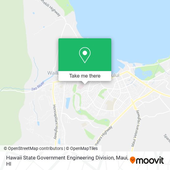 Hawaii State Government Engineering Division map